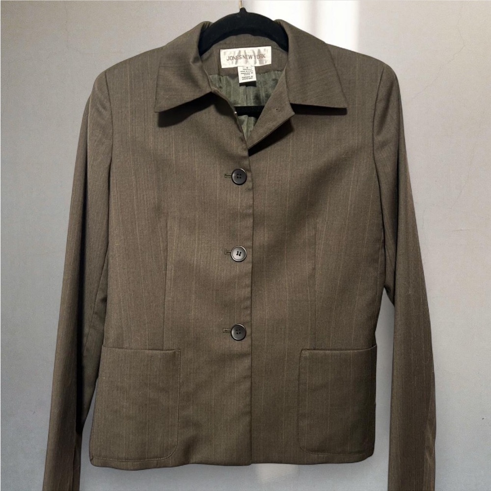 Jones New York Olive Blazer